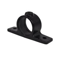 Buiskoppeling Oogdeel dubbele lip - zwart-D / 42,4 mm